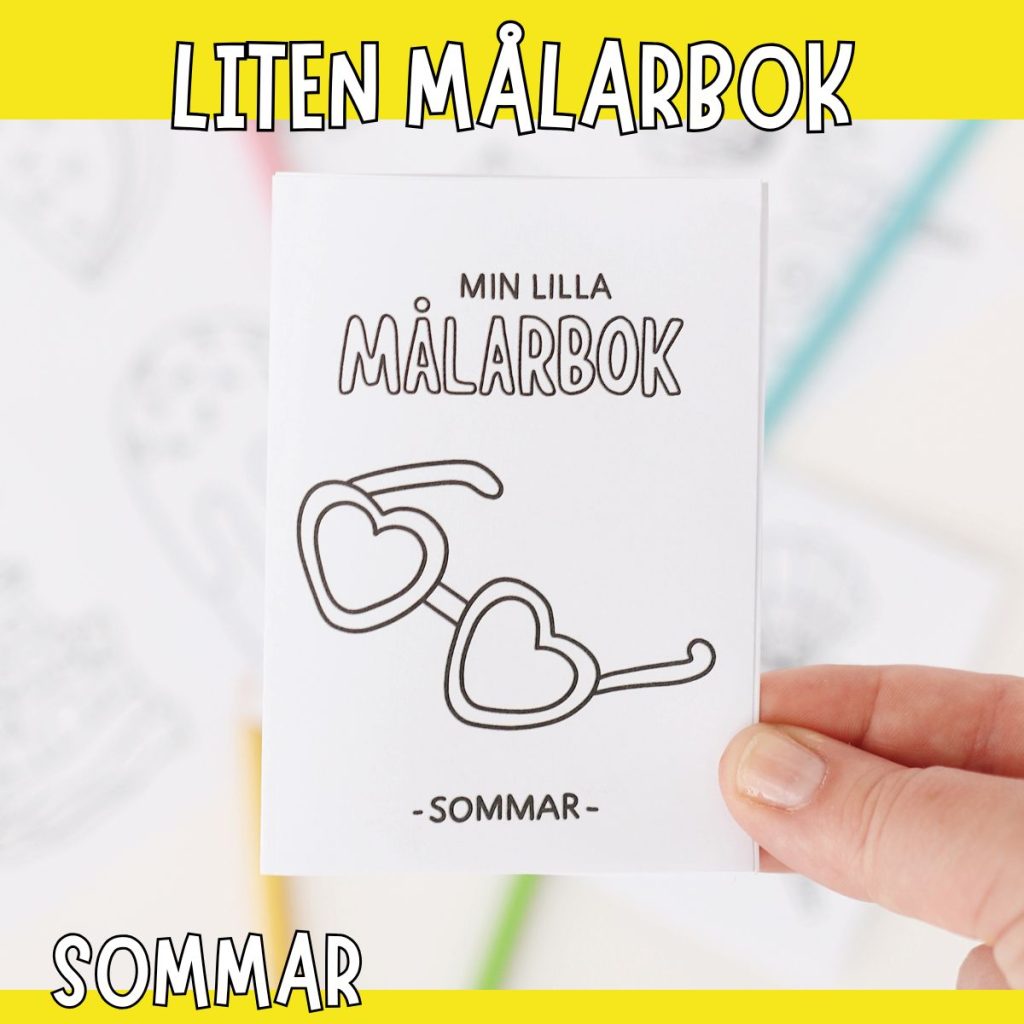 Målarbok – sommar