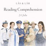 Läsförståelse engelska åk 4–6 – 24 texter om yrken (Jobs) med frågor och facit - bild 1