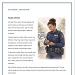 Läsförståelse engelska åk 4–6 – 24 texter om yrken (Jobs) med frågor och facit - bild 4