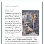 Läsförståelse engelska åk 4–6 – 24 texter om yrken (Jobs) med frågor och facit - bild 6