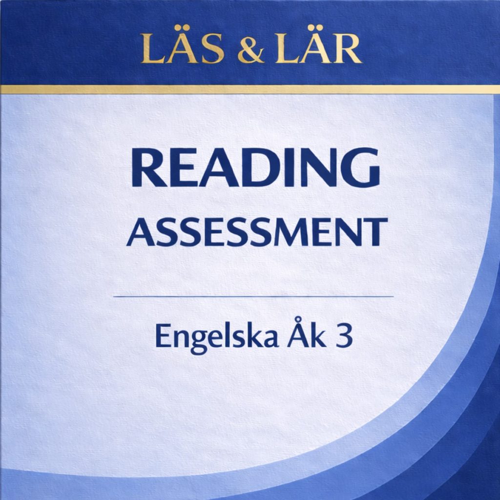 Kartläggning åk 3 Engelska – Reading Assessment Del A