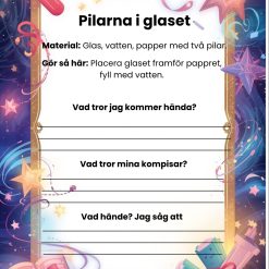 Veckans experiment Pilar i glas