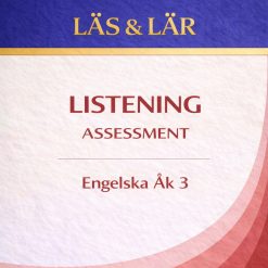 Kartläggning åk 3 Engelska - Listening åk 3 Del C
