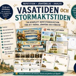 Ett engagerande sätt att repetera vasatiden och stormaktstiden