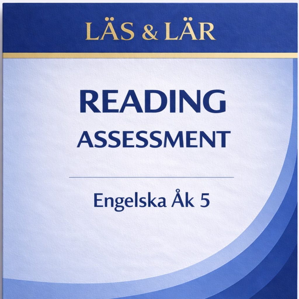 Kartläggning åk 5 Engelska – Reading Assessment Del A