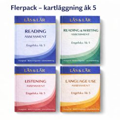 Kartläggning Engelska åk 5 - Fyrpack - Reading, Writing, Listening (med ljudfil), Language Use