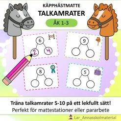 Talkamrater 5-10 med käpphästar