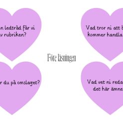 Högläsning - frågepinnar