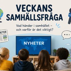 Veckans samhällsfråga - ett material för att arbeta med aktuella nyheter