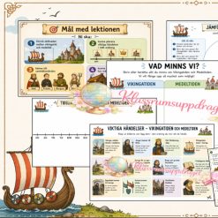 Repetition: Vikingatiden & medeltiden – tidslinje, jämförelse och samhällsstånd (åk 4)