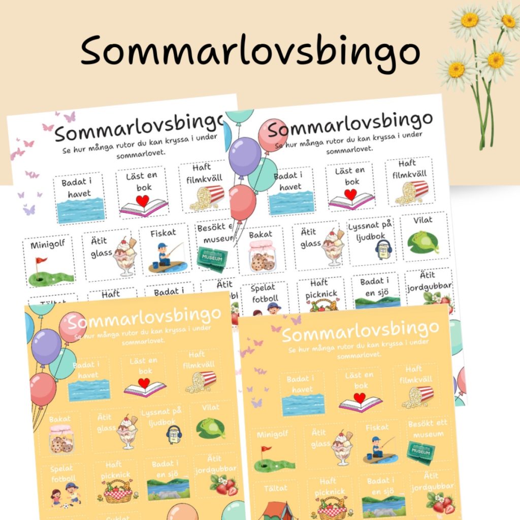 Sommarlovsbingo