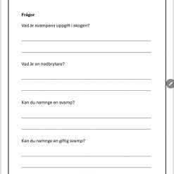 Arbetshäfte om svampar