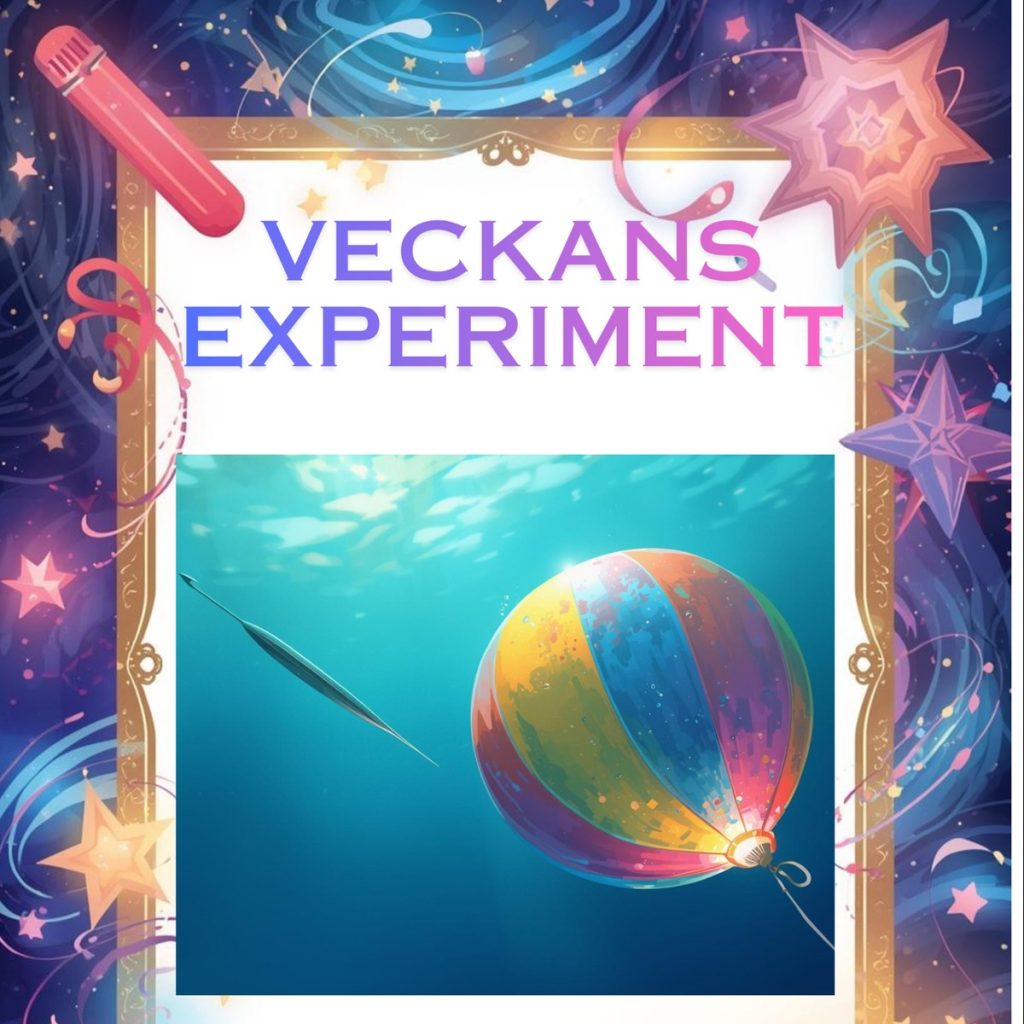 Veckans experiment ballongpop