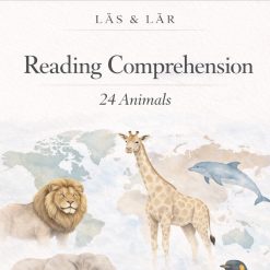 Läsförståelse engelska åk 4–6 – 24 texter om djur (Animals) med frågor och facit