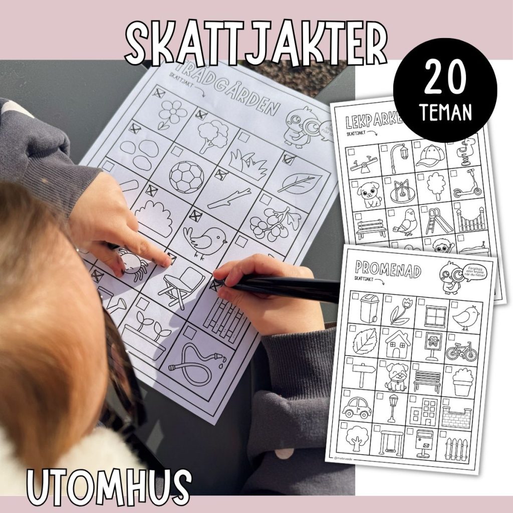 Skattjakt utomhus – 20 roliga aktiviteter för barn