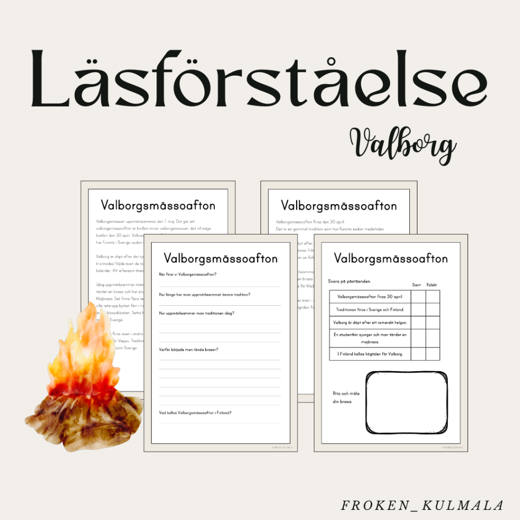 Läsförståelse: Valborg