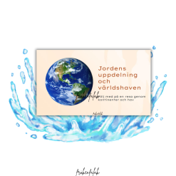 Presentation Jordens uppdelning och världshav
