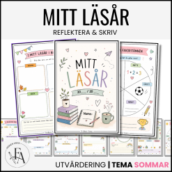 Mitt läsår | Minnesbok