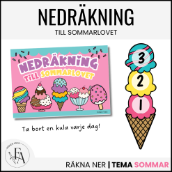 Nedräkning till sommarlovet | Glass