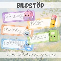 Bildstöd till tavlan_Veckodagar