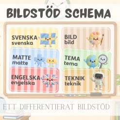 Differentierat bildstöd till tavlan_Schema