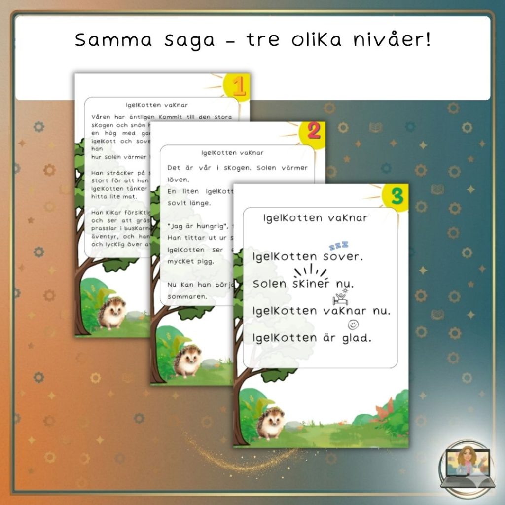 Läsning på olika nivåer!