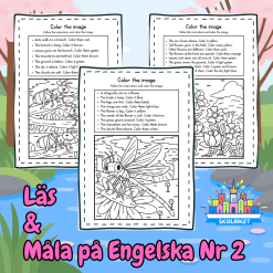 Läs och Måla på Engelska 2