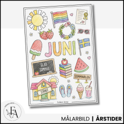 Juni | Målarbild