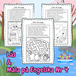 Läs och Måla på Engelska 4