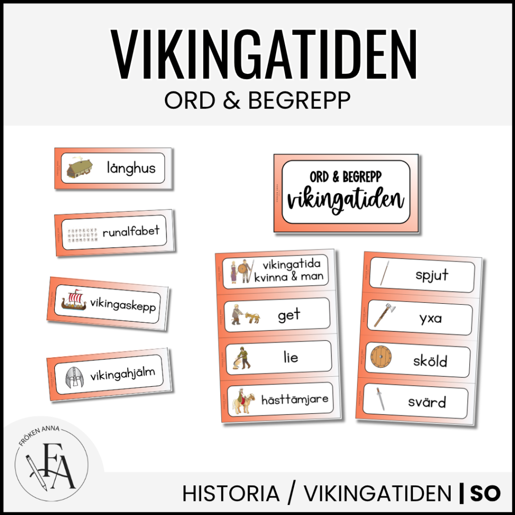 Bildstöd Vikingatiden – ord & begrepp