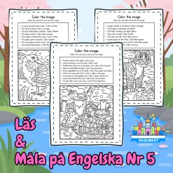 Läs och Måla på Engelska 5
