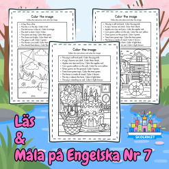 Läs och Måla på Engelska 7