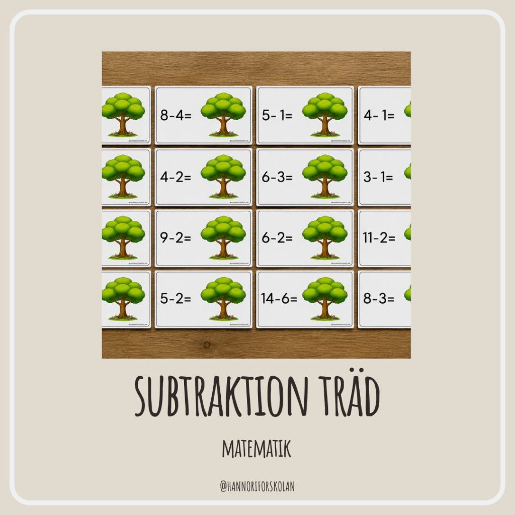 Subtraktion träd