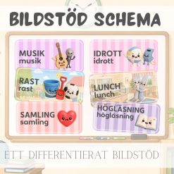 Differentierat bildstöd till tavlan_Schema