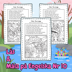 Läs och Måla på Engelska 10