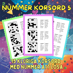 Nummer Korsord 5