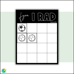 4 i rad - Fotbolls-VM