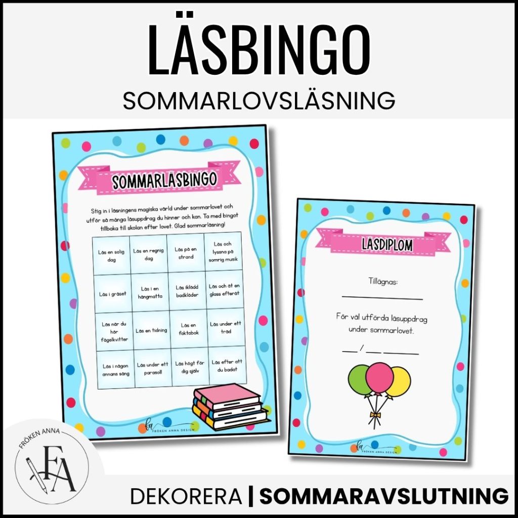 Läsbingo sommar