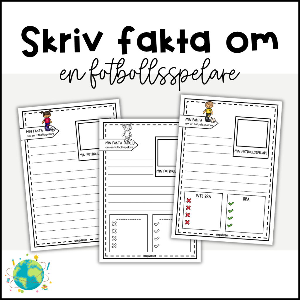 Skriv fakta om en fotbollsspelare