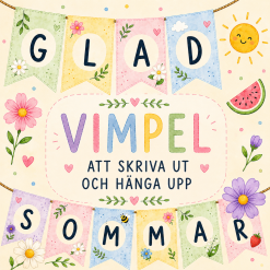 Vimpel glad sommar