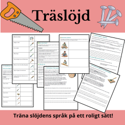 Begreppsträning: Träslöjd
