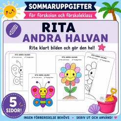 Sommaruppgifter för förskolan och förskoleklass