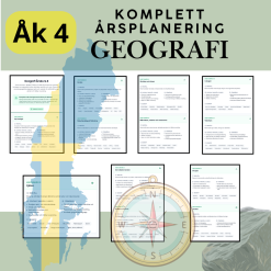 Läsårsplanering: Geografi