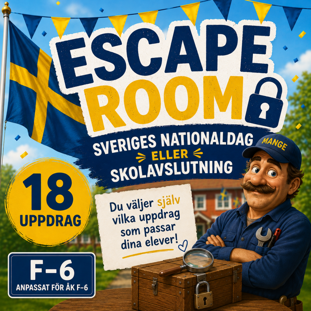 Escape room – Sveriges nationaldag eller skolavslutning