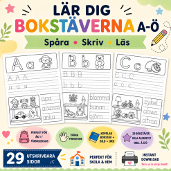 Arbetsblad; spåra A - Ö