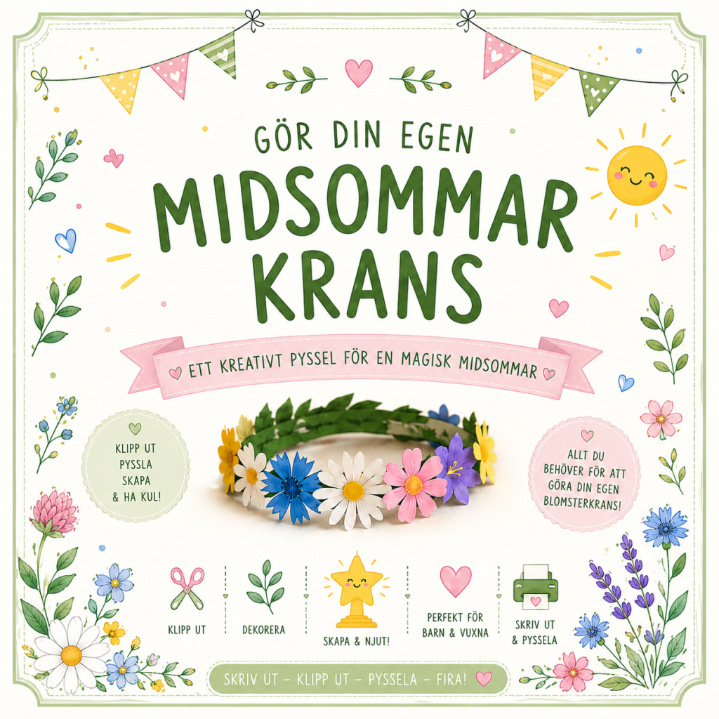 Midsommarkrans pyssel
