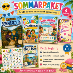 Sommarpaket – perfekt för sista veckorna och sommarlovet!
