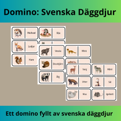 Domino: Svenska däggdjur
