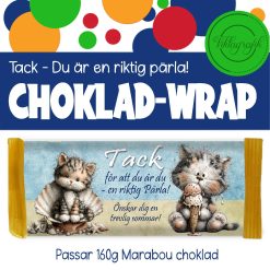 Choklad-wrap: Tack för att du är du – en riktig Pärla