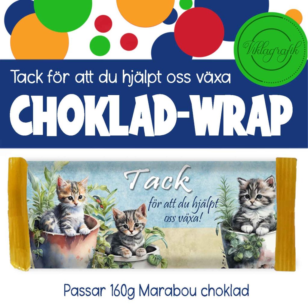 Choklad-wrap: Tack för att du hjälpt oss växa